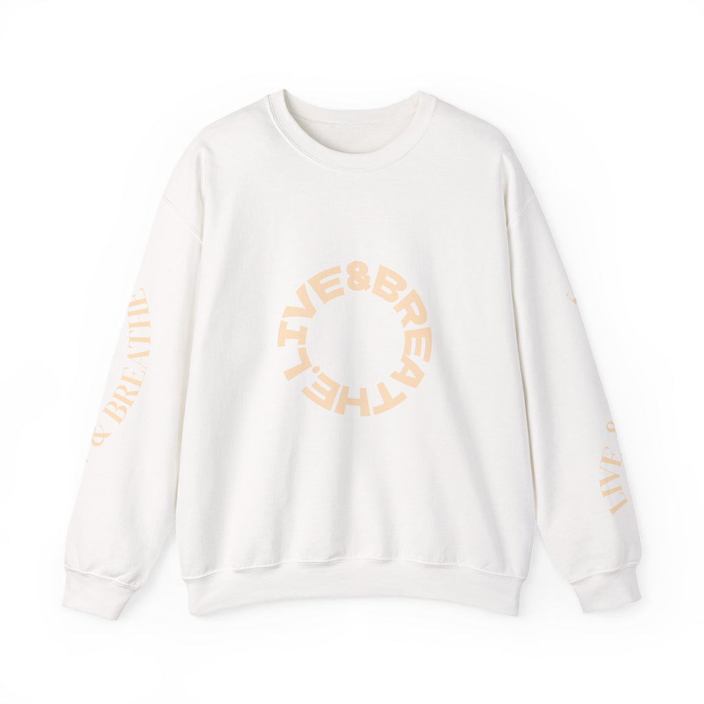 Comfortable Fashion Crewneck Sweatshirt - Live & Breathe