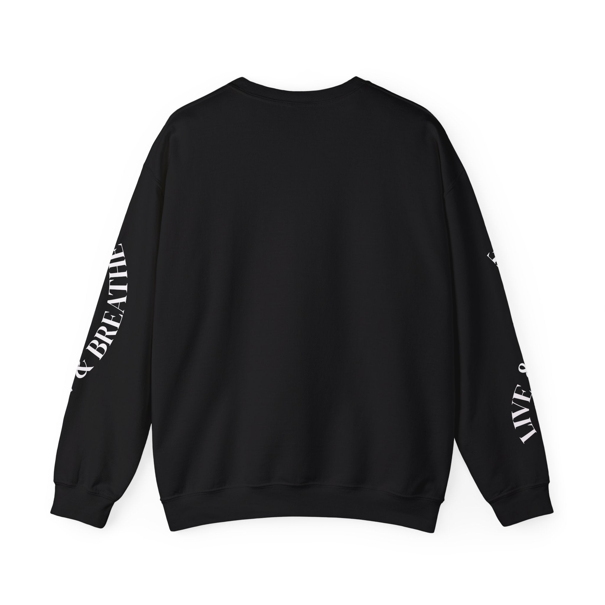 Comfortable Fashion Crewneck Sweatshirt - Live & Breathe